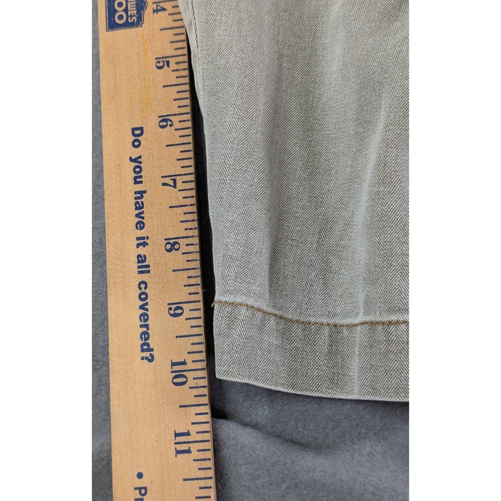 Tommy Bahama Mens Silk Cotton Herringbone Flat Front Shorts 36 Khaki Tan - Picture 8 of 10